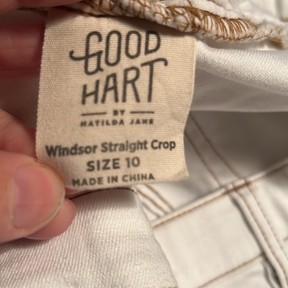 Good Hart by Matilda Jane White Jeans 10 - Picture 7 of 8
